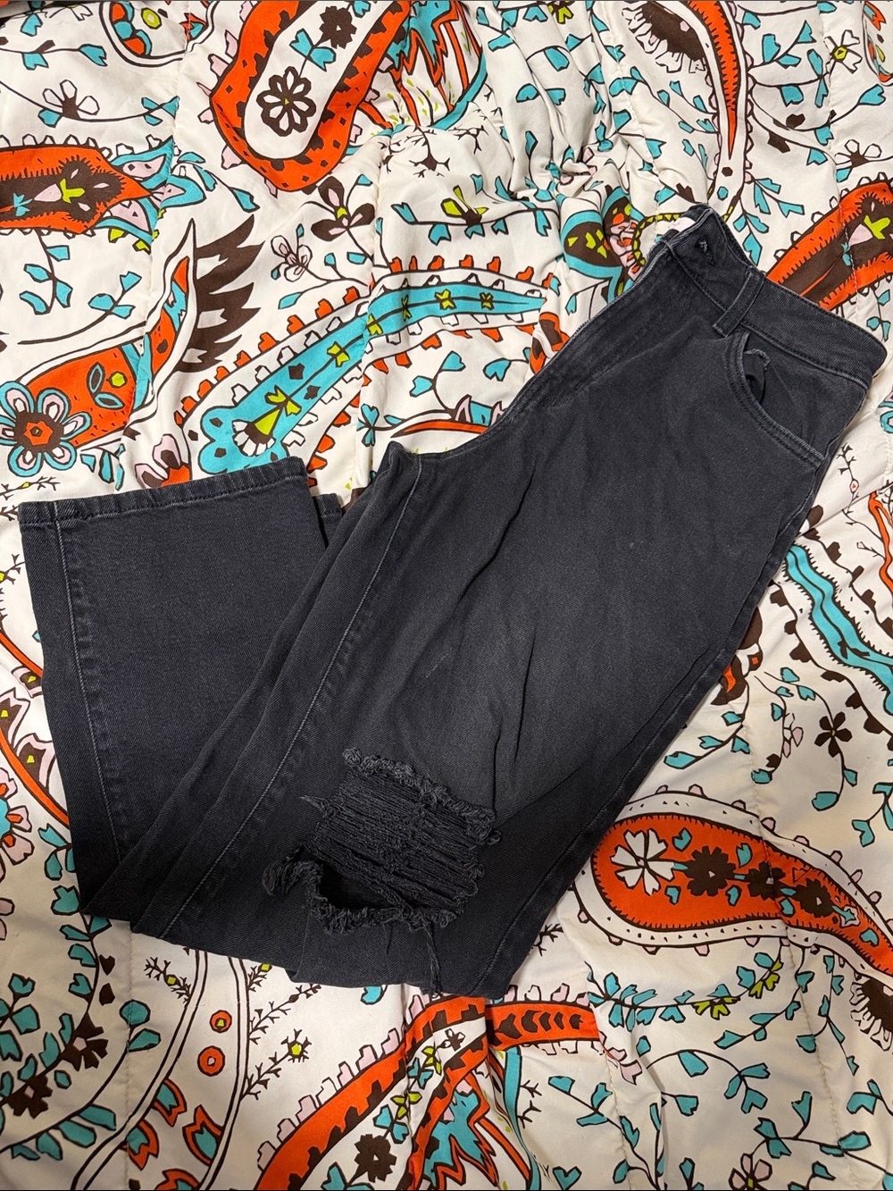 SO Black High-Rise Straight Jeans